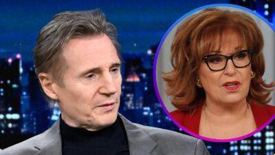 Liam Neeson Recalls Uncomfortable Interview on 'The View' Over Joy Behar's Supposed Crush on Him - www.etonline.com - USA