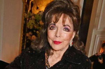 Joan Collins, 89, rages as she's nearly knocked over by 'masked cyclist' - www.msn.com