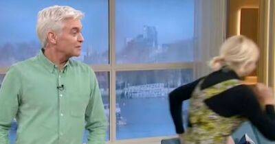 Holly Willoughby runs off This Morning with coughing fit leaving Phil to host solo - www.ok.co.uk - Birmingham