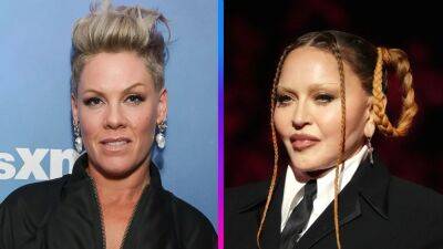 Pink Says 'Madonna Doesn't Like Me': 'She Tried to Kind of Play Me' - www.etonline.com