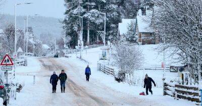 Scots set for snow as UK to be hit by two blizzards with '10cm per hour' falling - www.dailyrecord.co.uk - Britain - Scotland - Ireland - Birmingham - Beyond