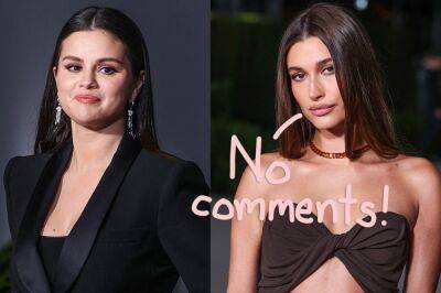 Hailey Bieber Delivers One-Word Message & Limits Instagram Comments Amid Selena Gomez Drama! - perezhilton.com - Britain