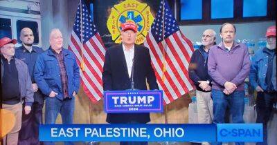 Donald Trump’s Train Wreck Appearance In Polluted East Palestine, Ohio Heats Up ‘SNL’ Cold Open - deadline.com - county Johnson - Ukraine - Ohio - Palestine - Austin, county Johnson
