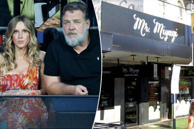 Russell Crowe, girlfriend refused service at Australian restaurant - nypost.com - Australia