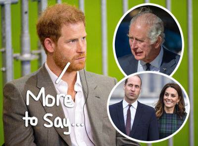 Prince Harry Could Spill MORE Royal Secrets In Additional Chapter Of Spare When Paperback Is Released! - perezhilton.com