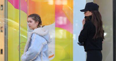 Harper Beckham, 11, looks all grown up on shopping trip with dressed-down Victoria - www.ok.co.uk - London - USA - county Harper