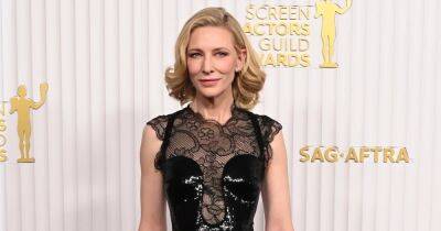 Cate Blanchett’s Sexy Armani SAGs Dress Was ‘Repurposed’ With Lace From Dress She Wore in 2018 and 2014 - www.usmagazine.com - Los Angeles - county Stewart