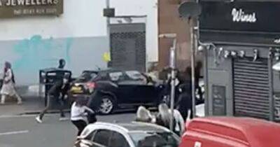 Hooded thugs in mass brawl outside Glasgow pub after Old Firm match - www.dailyrecord.co.uk - Scotland - city Victoria - Beyond