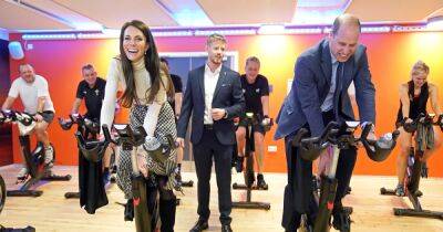 Prince William and Princess Kate Race Against Each While Taking a Spin Class During Visit to Wales - www.usmagazine.com - Britain - Centre - county Talbot