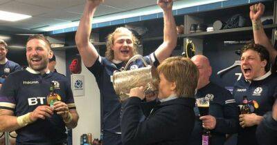 Nicola Sturgeon drinks in Scotland's Calcutta Cup success after sweet victory over England - www.dailyrecord.co.uk - Scotland - London - Ireland