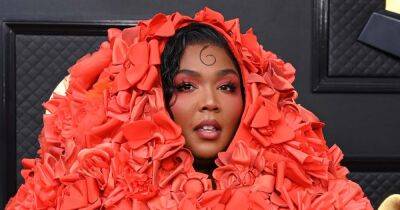 Lizzo Dazzles in an Extravagant Floral Gown on the 2023 Grammy Awards Red Carpet: Photos - www.usmagazine.com - Los Angeles