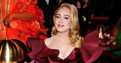 Adele Stuns in Ruby Gown After Skipping Red Carpet at the 2023 Grammy Awards - www.usmagazine.com - Los Angeles - Las Vegas