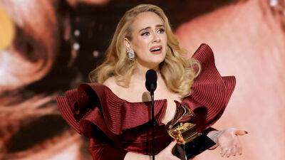 Adele Wins At The Grammys & Accepts Award From “Best Friend” Dwayne Johnson - deadline.com - Britain