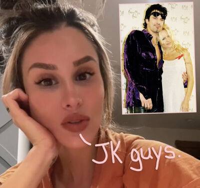 Tommy Lee's Wife Brittany Furlan Says She Only Intended To Shade HERSELF With Pamela Anderson TikTok! - perezhilton.com