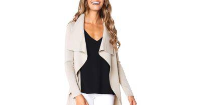 This Open-Front Cardigan Top Is Super Slimming and Goes With Everything - www.usmagazine.com