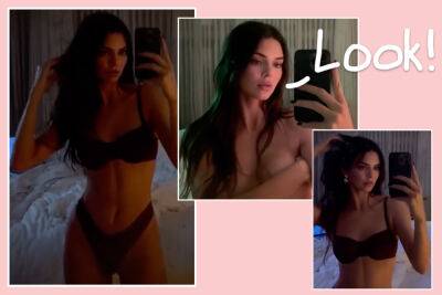 Kendall Jenner THIRST TRAP!! See The Topless Pics Being Praised By Her Sisters & Pals! - perezhilton.com