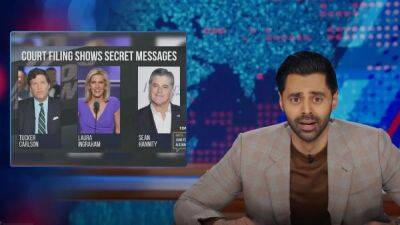 ‘The Daily Show’ Host Hasan Minhaj Says Fox Hosts’ Texts Prove They’re ‘Secretly Sane': ‘Their Group Chat Is Basically MSNBC’ (Video) - thewrap.com - county Powell - city Sidney, county Powell