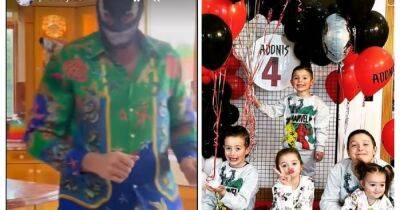 Tyson Fury joins in fun as a superhero as his youngest son turns four and proud mum Paris shares the birthday boy's sweet reaction - www.manchestereveningnews.co.uk - Manchester - Hague - Saudi Arabia