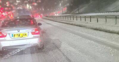 Chaos on M62 as drivers abandon cars and get stuck for up to SEVEN HOURS in snow blizzard - www.manchestereveningnews.co.uk - Manchester