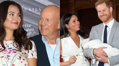 Bruce Willis' wife Emma debunks Demi Moore rumors, Meghan Markle, Prince Harry’s kids given royal titles - www.foxnews.com - county Prince Edward