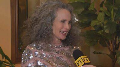 Andie MacDowell on Rocking Her Gray Hair and Why Dating Isn't Her Priority (Exclusive) - www.etonline.com
