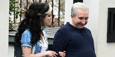 Amy Winehouse Actress Marisa Abela Gets Back To Work on 'Back To Black' Set With Eddie Marsan - www.justjared.com - London
