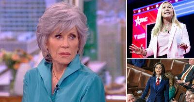 Jane Fonda dismisses outrage on The View about anti-abortion protesters - www.msn.com - Florida