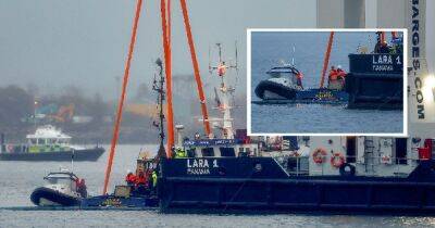 Capsized Greenock tugboat recovered from River Clyde after salvage mission - www.dailyrecord.co.uk - Scotland - county Quay - Beyond