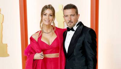 Puss in Boots' Antonio Banderas Walks Oscars 2023 Red Carpet with Girlfriend Nicole Kimpel! - www.justjared.com - Hollywood