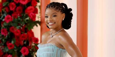Little Mermaid's Halle Bailey Goes Full On Princess For Oscars 2023 - www.justjared.com - Hollywood