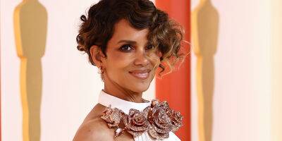 Halle Berry Wows In Rose-Detailed Gown At Oscars 2023! - www.justjared.com - Hollywood