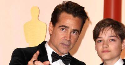 Colin Farrell Makes Rare Appearance With 13-Year-Old Son Henry on Oscars Red Carpet - www.usmagazine.com - Los Angeles - Ireland