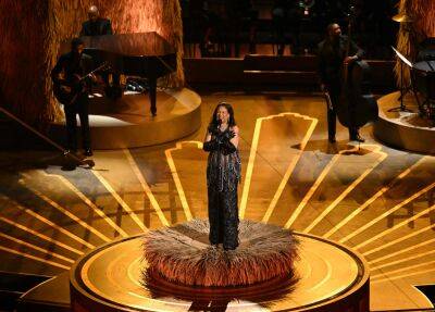 Oh, mama! Rihanna sings for two at Oscars 2023 - nypost.com - India - Arizona - Nigeria - city Glendale, state Arizona