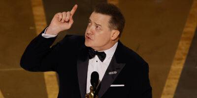 Brendan Fraser Wins Best Actor at Oscars 2023, Jokes About Living in the Multiverse in Emotional Acceptance Speech - www.justjared.com - county Butler