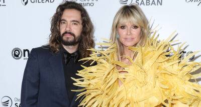 Heidi Klum Wears Feathered Frock to Elton John's Oscars Party 2023 with Husband Tom Kaulitz - www.justjared.com
