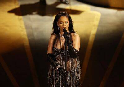 Rihanna Gives Emotional ‘Lift Me Up’ Performance As A$AP Rocky Cheers Her On At The 2023 Oscars - etcanada.com - New York - Los Angeles