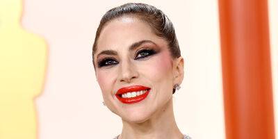 Dupe Lady Gaga's Dramatic Smokey Eye & Bold Lip at Oscars 2023 Using Haus Labs Products - www.justjared.com