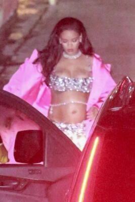 Rihanna Celebrates Pregnancy With $1.8M Diamond Belly Chain At Oscars Afterparty - etcanada.com