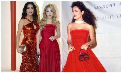 Salma Hayek’s daughter wore her mom’s 90s dress: See more matching moments - us.hola.com