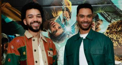 Rege-Jean Page & Justice Smith Buddy Up for 'Dungeons & Dragons: Honor Among Thieves' Tastemaker Event in NYC - www.justjared.com - New York