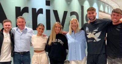 Love Island stars share emotional family reunions as they return to the UK - www.ok.co.uk - Britain - South Africa