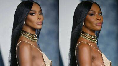 Naomi Campbell ridiculed for 'worst photoshopped pic ever' from Oscar's Vanity Fair carpet - www.foxnews.com