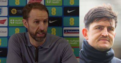 Gareth Southgate makes admission when asked why Manchester United captain Harry Maguire is in England squad - www.manchestereveningnews.co.uk - Italy - Manchester