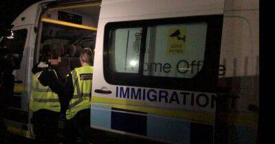 Two men arrested as immigration officers swoop on abattoir in late night raid - www.manchestereveningnews.co.uk - Manchester