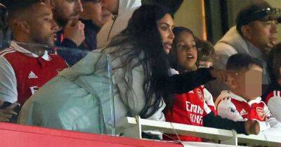 Kim Kardashian fans can't believe their eyes as she attends Arsenal football match - www.ok.co.uk - Britain - London - Chicago - Lisbon