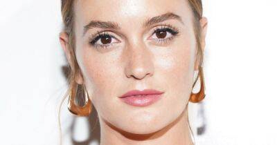 Gossip Girl’s Leighton Meester looks very different with an uneven micro-fringe - www.ok.co.uk