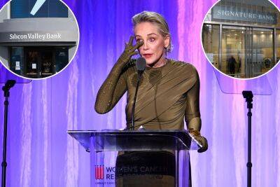 ‘I just lost half my money to this banking thing,’ tearful Sharon Stone says - nypost.com - New York - USA - Beverly Hills - county Stone - county Banks