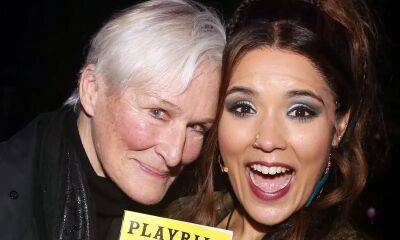 Glenn Close supports Linedy Genao at the Bad Cinderella preview on Broadway - us.hola.com - USA