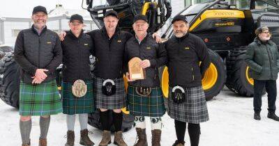 Royal Burgh of Annan Pipe Band plays special role in milestone for Finland's forestry industry - www.dailyrecord.co.uk - Britain - Scotland - Finland