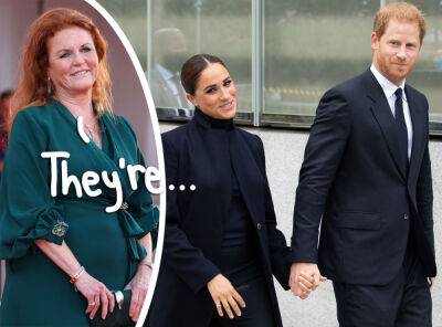 Sarah Ferguson Reveals What SHE Thinks Of Prince Harry & Meghan Markle Amid Royal Family Feud! - perezhilton.com